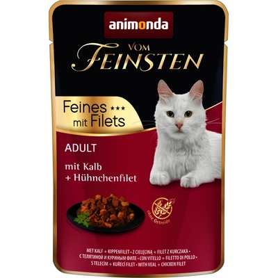 Vom Feinsten Adult FEINES m.Fillets teľací kurací filet 85 g