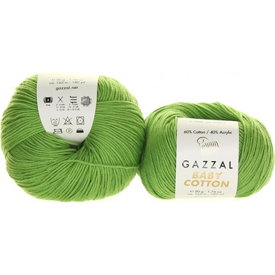 Gazzal Baby Cotton 3448 trávově zelená