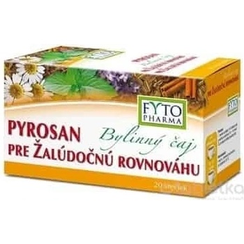 Fyto bylinný čaj PYROSAN pre žalúdočnú rovnováhu porciovaný 20 x 1,5 g