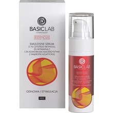 Basiclab Esteticus Obnova a stimulácia sérum v emulzii s 1% čistého retinolu 5% vitamínom C koenzýmom Q10 a 2% kmeňových buniek 30 ml