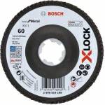 Bosch X-LOCK Ламелен шлифовъчен диск BfM Ø 115 мм, G 60, X571, 2608619198 (2608619198)