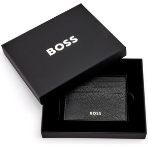 HUGO BOSS Черен кожен калъф за карти Hugo Boss Classic HLC416A Hugo Boss | Mnogotsveten | МЪЖЕ | UNI