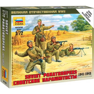 Zvezda Sovietski výsadkári 1941-1943 1:72