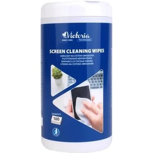 Victoria Кърпа за почистване на екрани, 100 бр. , victoria technology awscr100tcorw (awscr100tcorw)