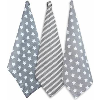 Home Elements Utierka 50 x 70 cm, 3 ks, hviezdičky