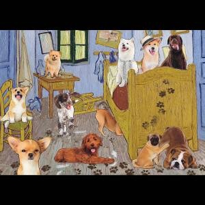 Trefl Puzzle - 500 - Van Goghs Room: Dog Revolution Trefl 37539
