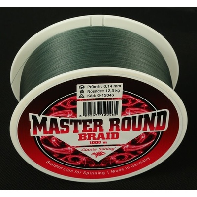 Giants Fishing šnúra Master Round Braid 1000m 0,35mm 39,8kg