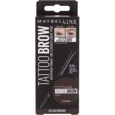 Maybelline Tattoo Brow Lasting Color Pomade гел помада за вежди 4 гр цвят кафява