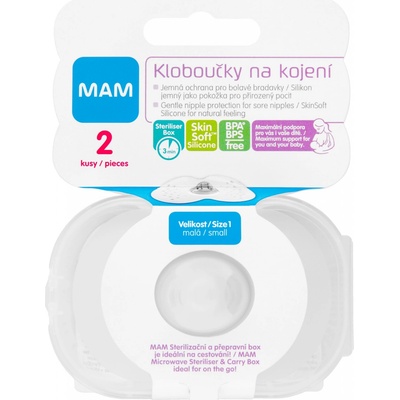 MAM Prsní kloboučky 2ks