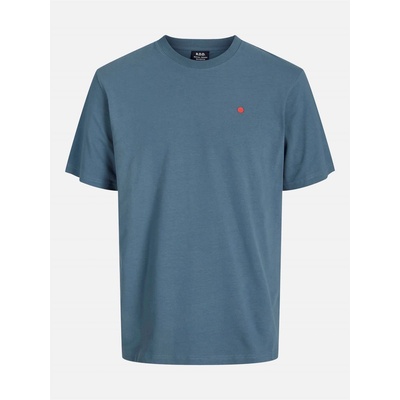 Jack and Jones Тениска Jack and Jones Men's Crew Neck Tee Short Sleeve T-Shirt - Orion Blue