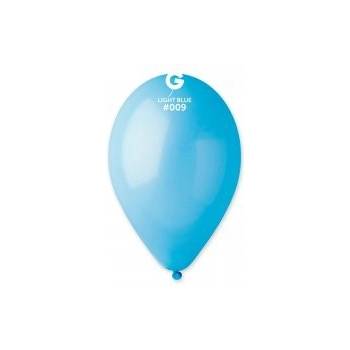 Nafukovací balonek 26 cm jednobarevný SVĚTLE MODRÝ