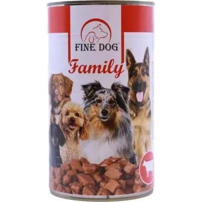 Fine Dog Family s hovädzím 1,24 kg