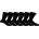 Firetrap Мъжки чорапи Firetrap 6Pk Crw Sock Mens - Black