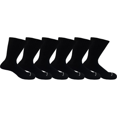 Firetrap Мъжки чорапи Firetrap 6Pk Crw Sock Mens - Black