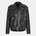 OFF WHITE Яке OFF WHITE Men's Shearling Jacket - Black