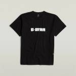 G Star Тениска G Star Script T Shirt - Dk Black