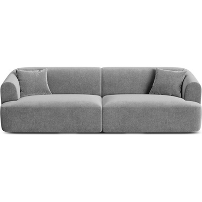 Cosmopolitan Design Светлосив кадифен диван 255 cm Campi - Cosmopolitan Design (COS_4S_120_F1_CAMPI6)