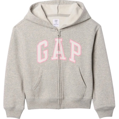 Gap FullZip Logo šedá