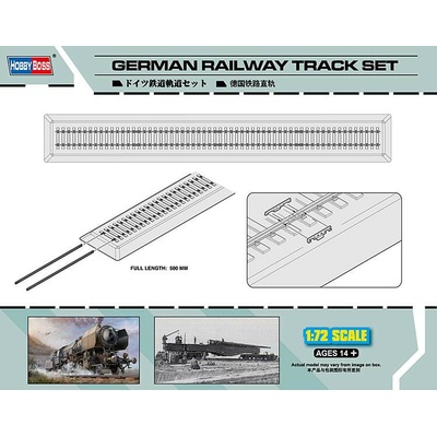 Hobby Boss German Railway Track Set 1/72