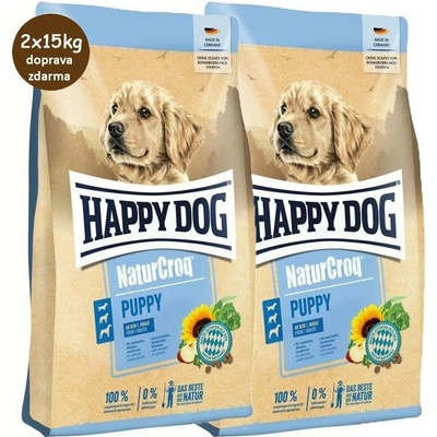 Happy Dog NaturCroq Puppy 2 x 15 kg