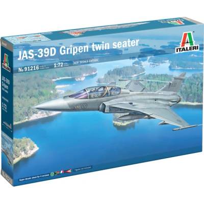 ITALERI Model Kit letadlo 2664 JAS 39 GRIPEN TWIN SEATER 1:48