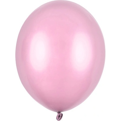 PartyDeco Balónek růžový metalický 27 cm