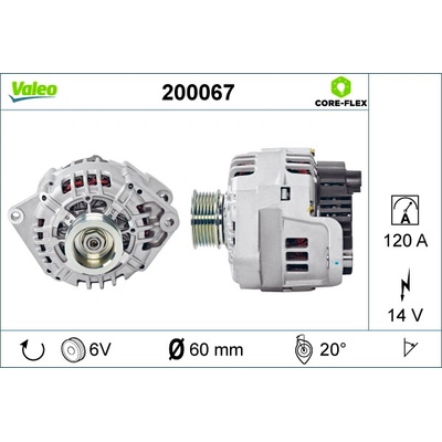 Alternátor VALEO 200067