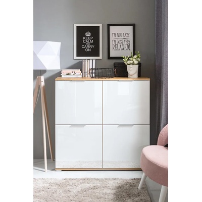 Black Red White Шкаф с четири врати zele kom4d