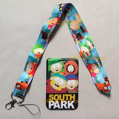Šňůrka na krk 26133 s cedulkou na ID karty South park