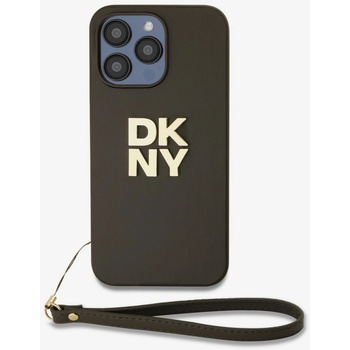 DKNY PU Leather Stack Logo Wrist Strap Back Cover за iPhone 14 Pro Max Brown DKNY DKNY | Kafyav | ЖЕНИ | UNI