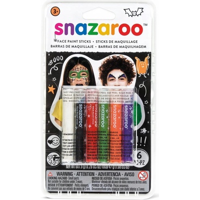 Snazaroo Ceruzky na tvár 6 ks Halloween