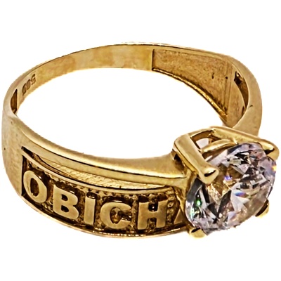 VipGold Златен годежен пръстен 3.72 гр (pr011)