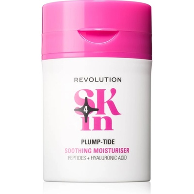 Revolution Beauty Go Gentle Peptide & Hyaluronic Acid Moisturiser крем за лице с успокояващ ефект 50ml