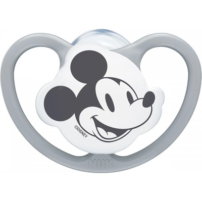 Nuk cumlík Space Mickey sivá