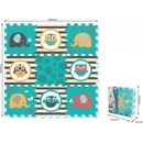 HM Studio Pěnové puzzle Sloni a sovy 9ks