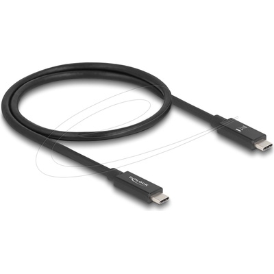 Delock Кабел E-Marker USB-C, 80 Gbps, 16K 60 Hz, PD 3.1 240 W, 0.5 m, черен (DELOCK-81210)