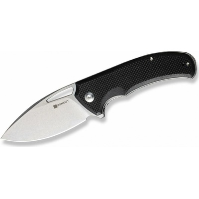 Sencut Phantara Black Coarse G10 HandleStonewashed 9Cr18MoV BladeLiner Lock S23014-1