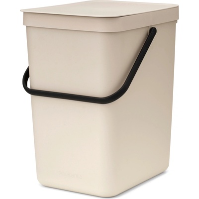 Brabantia Кош за смет за разделно събиране Brabantia Sort&Go 25L, Soft Beige