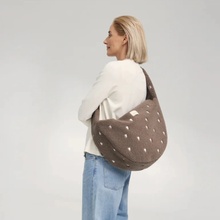 STUDIO NOOS Teddy Cross Body Bag | Brown Hearts