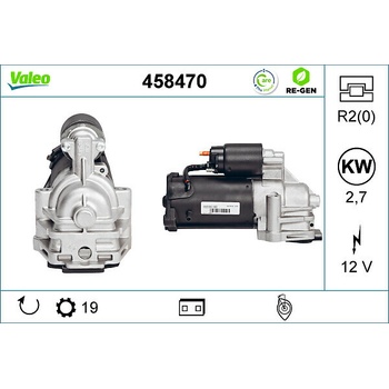 Štartér VALEO 458470