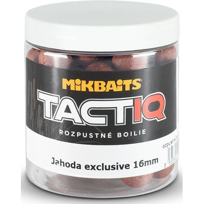 Mikbaits Rozpustné Boilies Tactiq 250ml 20mm Jahoda exclusive
