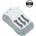 Meatfly чорапи Boot Triple pack White | Бял | Размер Meatfly | Byal | МЪЖЕ | 35-38