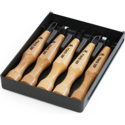 Sada řezbářských dlát MIKISYO Power Grip Black - 5 kusů – Zbozi.Blesk.cz