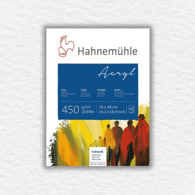Hahnemühle blok pre akrylové farby 450 GR M2 10 listov 36 X 48 CM