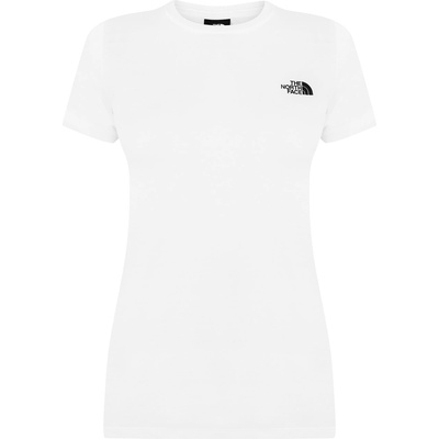 The North Face Дамска тениска The North Face Simple Dome Regular Fit T-Shirt Womens - TNF White FN4