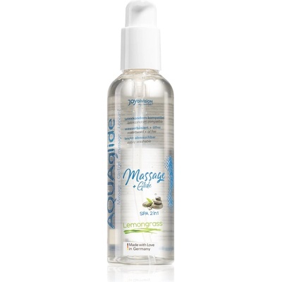 JOYDIVISION 2v1 AQUAglide Massage Glide масажен гел и лубрикант Lemongrass 200ml
