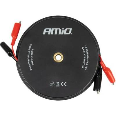 Zatahovací testovací kabel 2x9m AMIO-04275
