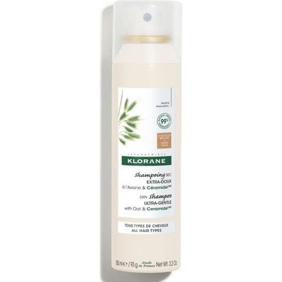 Klorane suchý šampón s Ovseným Mliekom Prirodzený Odtieň 150 ml