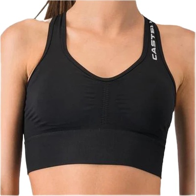 Castelli Дамски потник за колоездене Castelli Women's Comfort Travel Crop Top Cycling singlet - Black - размер S/M (156-2743-0111)