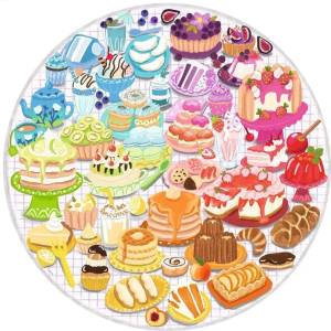 Ravensburger - Puzzle Desserts round 500 - 500 piese